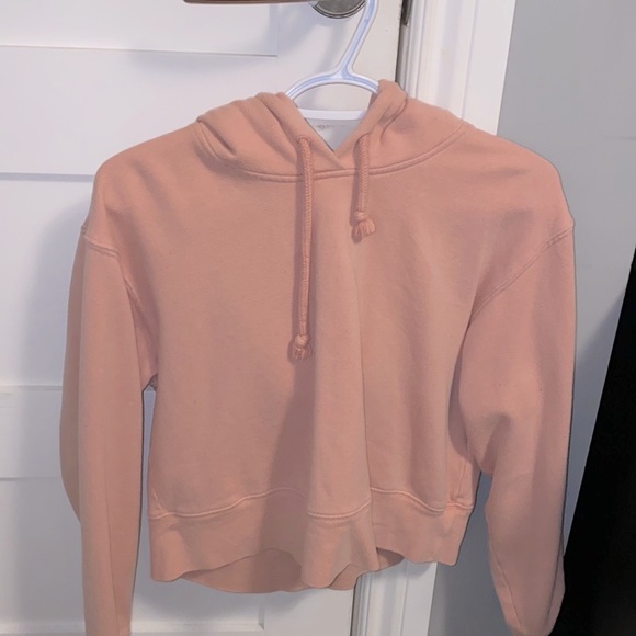Pink Wilfred Free Cropped Sweatshirt - Picture 1 of 2